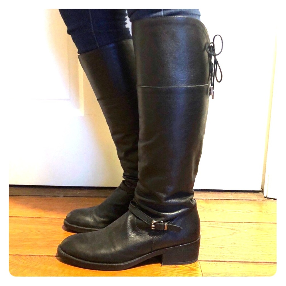 BGBGeneration Black Leather Boots Size 7.5
